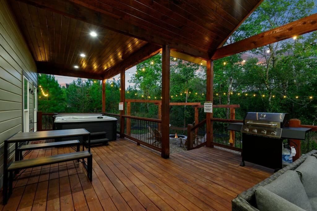Under The Stars - Secluded, Hot Tub, Firepit, Games Villa Broken Bow Ngoại thất bức ảnh